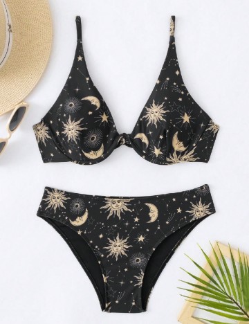 
						Costum de baie SHEIN, negru