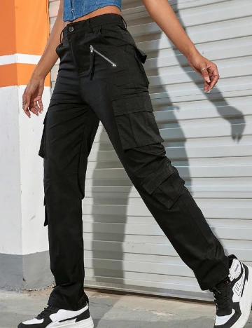 Pantaloni SHEIN, negru