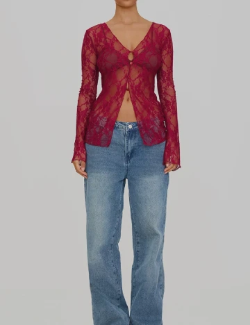 Bluza PRETTYLITTLETHING, visiniu