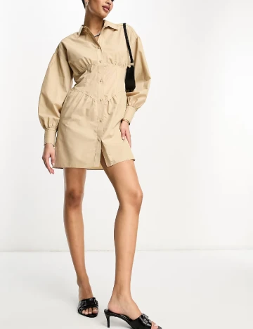 Rochie scurta ASOS, maro
