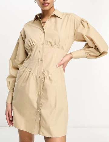 Rochie scurta ASOS, maro