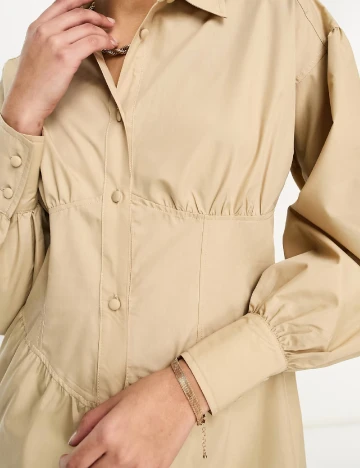 Rochie scurta ASOS, maro