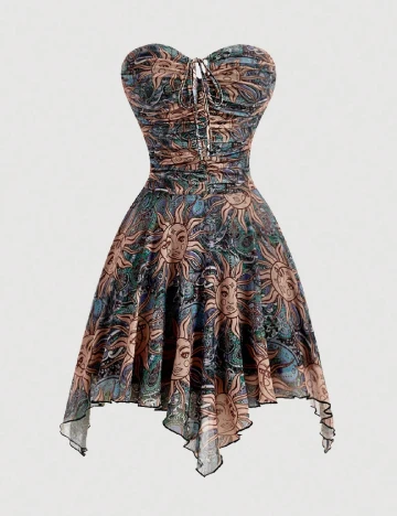 Rochie scurta SHEIN, mix culori