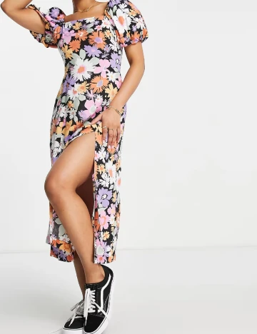 Rochie medie Miss Selfridge, floral print
