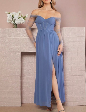 
						Rochie lunga SHEIN, albastru