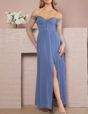 Rochie lunga SHEIN, albastru