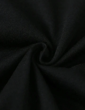 Tricou SHEIN Plus Size Men, negru Negru