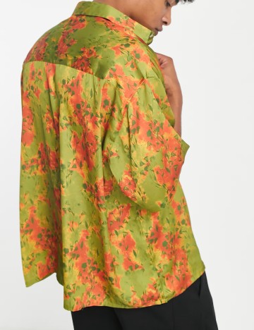 Camasa Oversize ASOS, verde