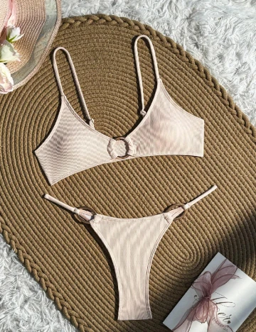 Costum de baie SHEIN, roz pudra Roz