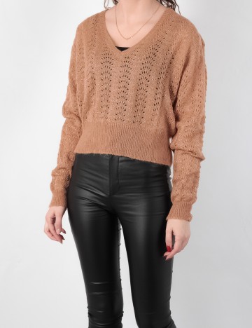 Pulover Motivi, maro, L