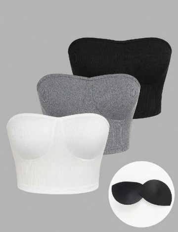 Set topuri 3 bucati SHEIN, mix culori