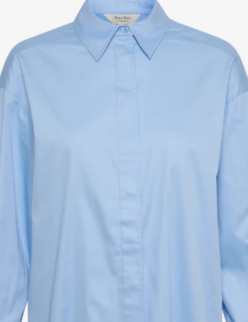 Camasa Oversize Part Two, albastru Albastru