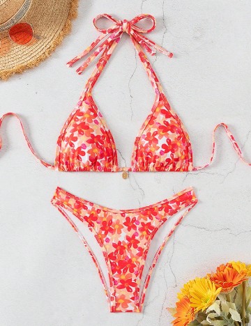 
						Costum de baie SHEIN, floral