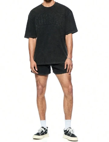 Pantaloni scurti SHEIN, negru