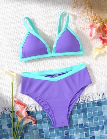 
						Costum de baie Shein Kids, mov