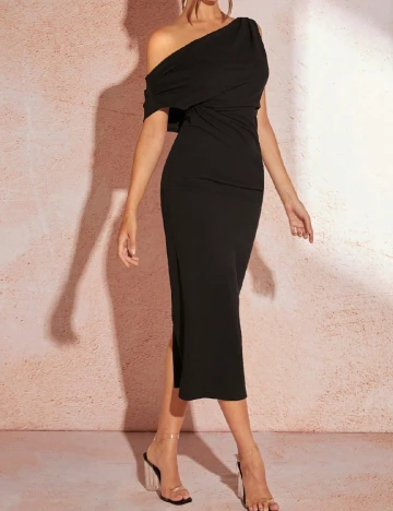 Rochie medie SHEIN, negru Negru