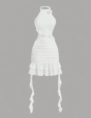 Rochie scurta SHEIN, alb