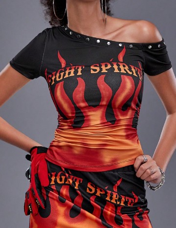 
						Tricou SHEIN, mix culori