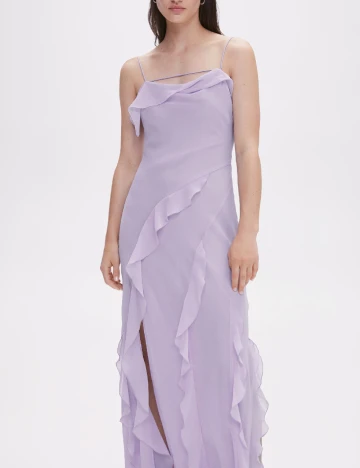 Rochie lunga Mango, mov Mov