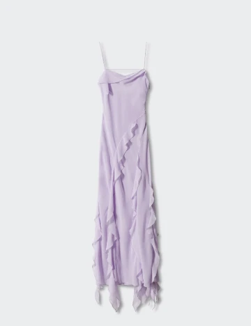 Rochie lunga Mango, mov Mov