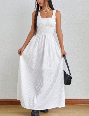 
						Rochie lunga SHEIN, alb