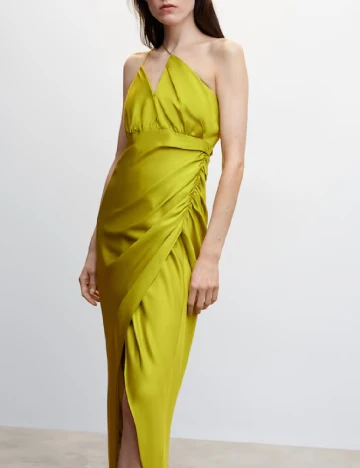 Rochie lunga Mango, verde Verde