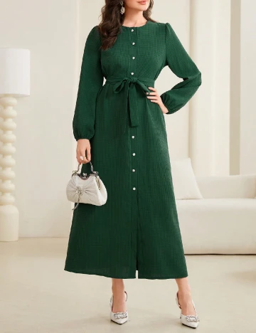 Rochie lunga SHEIN, verde