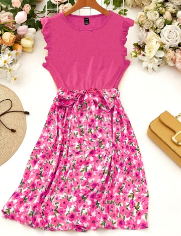 Rochie scurta SHEIN, roz