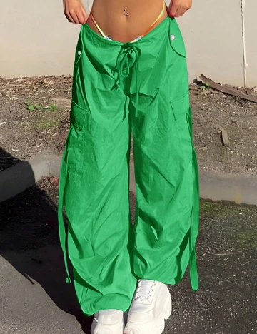 Pantaloni SHEIN, verde