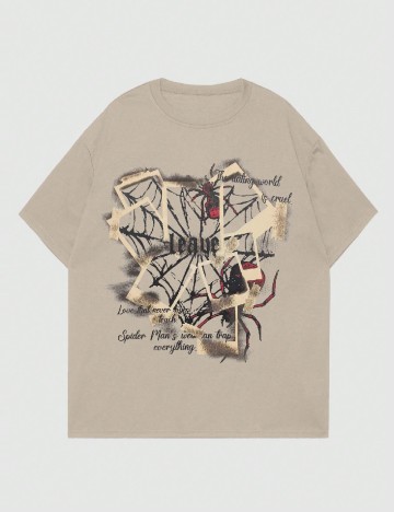 
						Tricou SHEIN, maro