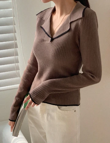 Bluza Dazy, maro Maro