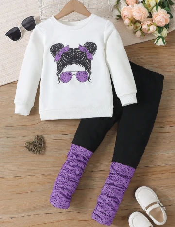 Compleu Shein Kids, mix culori Mix culori