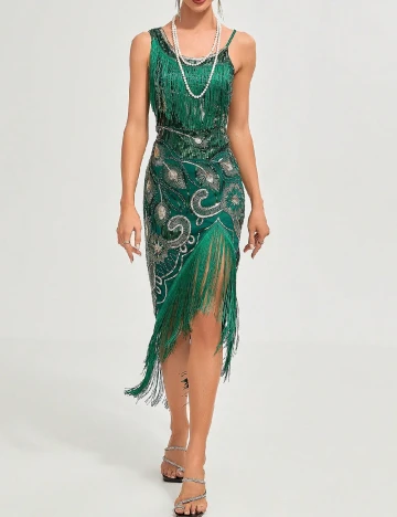 Rochie medie SHEIN, verde Verde