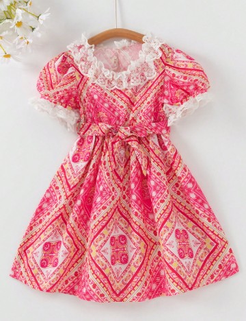 
						Rochie Shein Kids, roz