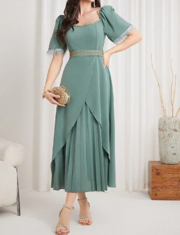 Rochie lunga SHEIN, verde