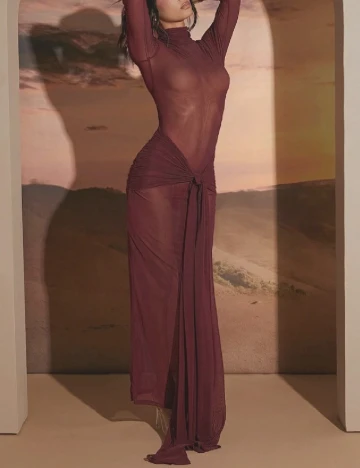 Rochie lunga SHEIN, pruna