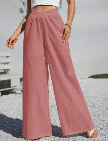 Pantaloni SHEIN, roz