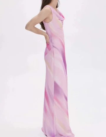 Rochie lunga Mango, roz Roz