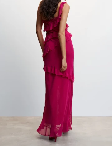 Rochie lunga Mango, magenta Roz
