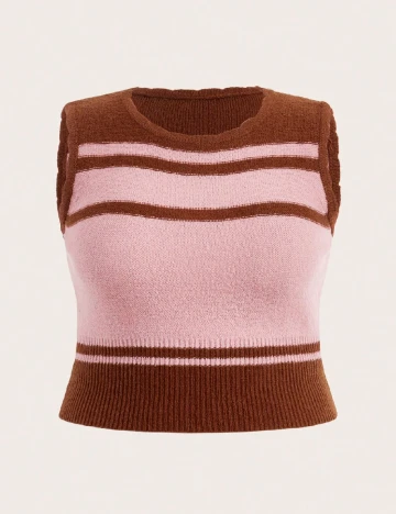 Vesta Romwe Plus Size, mix culori Mix culori