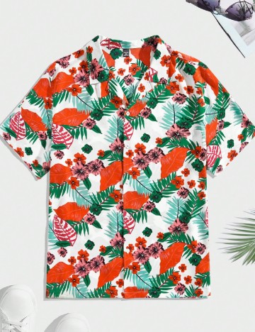 
						Camasa SHEIN Plus Size Men, mix culori