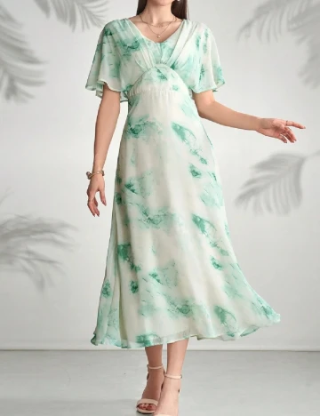 Rochie medie SHEIN, verde