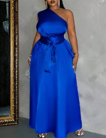 Rochie lunga SHEIN CURVE, albastru