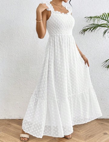
						Rochie lunga SHEIN, alb
