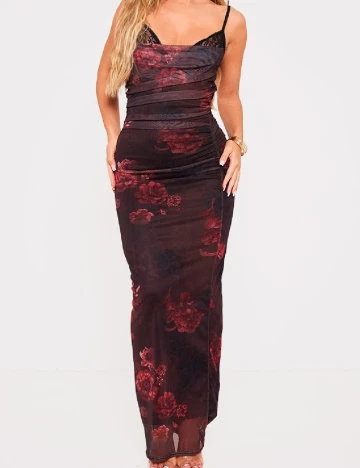 Rochie lunga PRETTYLITTLETHING, negru