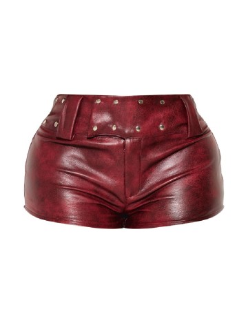 Pantaloni scurti PRETTYLITTLETHING, visiniu