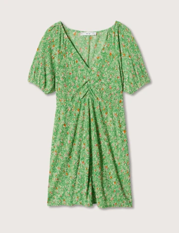 Rochie scurta Mango Violeta, verde
