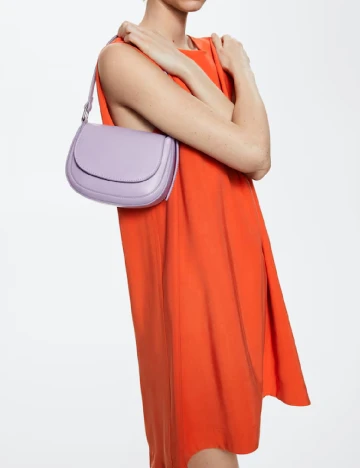 Rochie scurta Mango, portocaliu