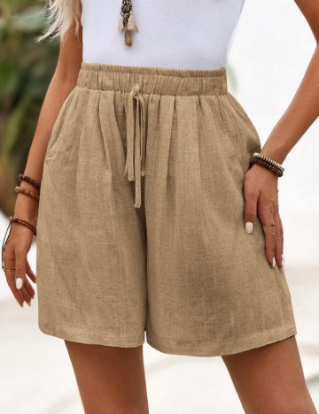 
						Pantaloni scurti Emery Rose, maro