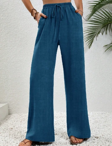Pantaloni SHEIN, albastru
